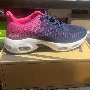Women's Athletic Shoes - Pink and Navy